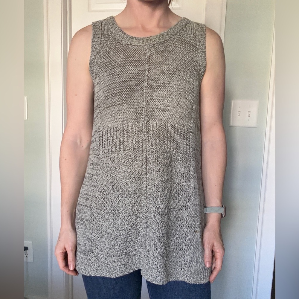 Anthropologie | Sparrow Heather Gray Knit Tank Top